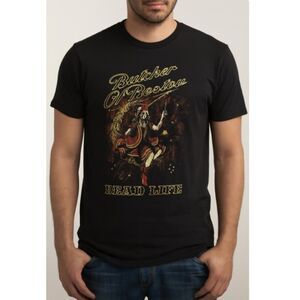 Butcher Of Rostov Dead Life Death T Shirt Vintage Metal Concert Tee Band  L